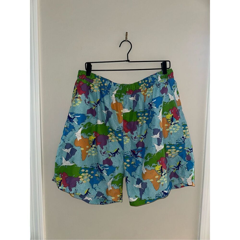 Men's Peter Millar Swim Trunks World Map XXL Lined